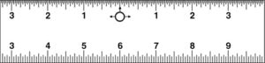 CF-018-LAN Lance 18 x 1.75 Center Finding Ruler